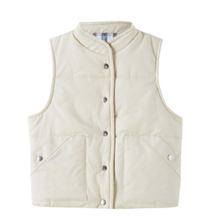 PurCotton 全棉时代 幼童梭织斜纹棉马夹