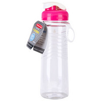 Rubbermaid 乐柏美 Tritan 便携水瓶 透明粉色 600ml