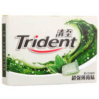 Trident 清至 无糖口香糖 (超强薄荷、27g)