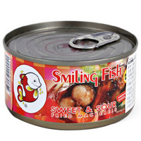  Smiling Fish 乐鱼 酸甜酱油炸鲭鱼罐头 185g