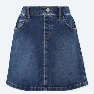 UNIQLO 优衣库 女童牛仔短裙