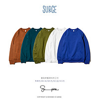 Surge SUPIMA棉 基础款重磅纯色卫衣（本白色）M码