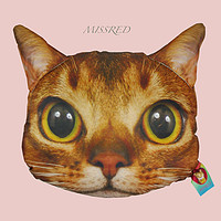 MISSRED 3D逼真猫头咪抱枕 大号