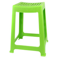 CHAHUA 茶花 A0838P 塑料高方凳子 46.6cm 绿色