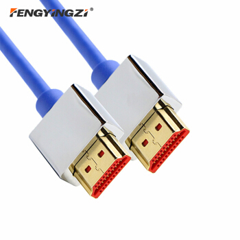 Fengyingzi 丰应子 22939409521 HDMI线 2.0版 超细款 合金红蓝