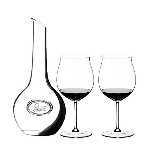 RIEDEL 礼铎 Sommeliers 侍酒师系列 波尔多手工红酒杯 2只+RIEDEL logo醒酒器 