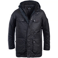 限尺码：BARBOUR INTERNATIONAL Imboard MWX1376 男士蜡棉连帽夹克