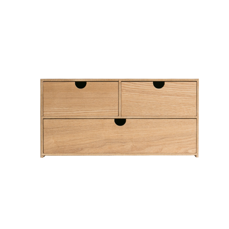 YANXUAN 网易严选 日式木质收纳盒 2层 (250mm*340mm*170mm、水曲柳)