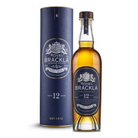 ROYAL BRACKLA 皇家布莱克拉 12年单一麦芽威士忌酒 700ml