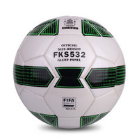 火车 Train 火车头 FKS532 2A 折边胶粘 PU材质 标准5号 FIFA认证足球 绿色