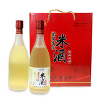 万安-三峡集团消费扶贫  客家手工酿造 糯米酒月子酒盒装750ML*2瓶
