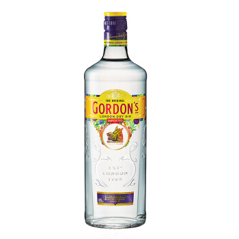 哥顿（Gordon’s）洋酒 特选干味伦敦金酒 750ml
