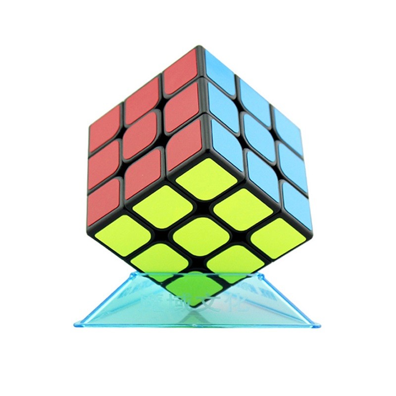 魔域文化MoYu 三阶魔方 白底/黑底/实色 送教程+支架