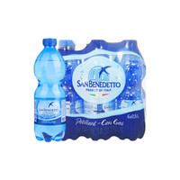 意大利进口 圣碧涛（San Benedetto）天然矿泉水 充气500ml*6 （新老包装交替发货）