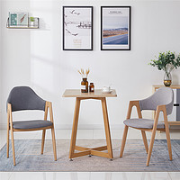 北欧风家用餐厅餐椅现代简约创意休闲洽谈椅网红凳子成人靠背椅子