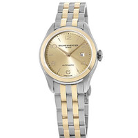 Baume & Mercier 名士 Clifton 10351 18kt玫瑰金女士机械腕表