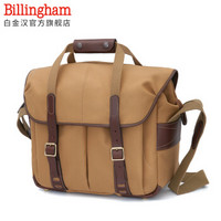 白金汉（Billingham）307L 经典系列 单肩摄影包 一机三镜一闪（卡其色/巧克力皮 尼龙款）
