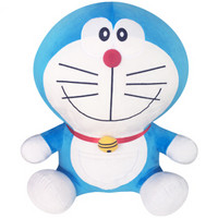 哆啦A梦（Doraemon）经典坐式机器猫叮当猫卡通玩偶公仔 毛绒玩具布娃娃抱枕 16*40厘米