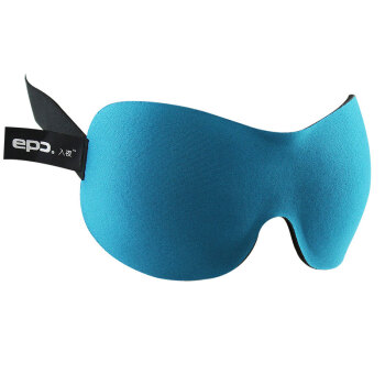 EPC 3D立体睡眠眼罩 轻薄透气遮光眼罩 男女通用 旅行用品 零压感 入夜 孔雀蓝