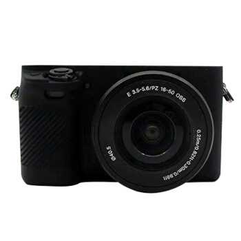 早行客 相机保护套装 索尼微单A6300/a6300 黑色 送钢化膜贴膜屏贴 机身镜头防尘盖 UV保护镜 清洁布 气吹