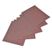 拓为 Tactix 446211 5件套氧化铝布基红色砂纸打磨沙皮打磨纸 40目