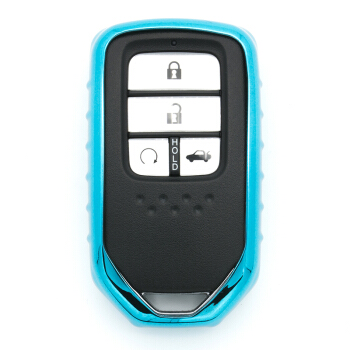 铁摩图（TIEMOTU）YST11 汽车钥匙壳 本田汽车保护壳钥匙套 钥匙包 魅力蓝 具体以车型匹配为准