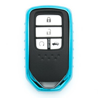 铁摩图（TIEMOTU）YST11 汽车钥匙壳 本田汽车保护壳钥匙套 钥匙包 魅力蓝 具体以车型匹配为准