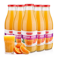 西班牙进口 良珍橙汁 大瓶整箱装饮料100%纯果汁饮品1L*6整箱装 *2件
