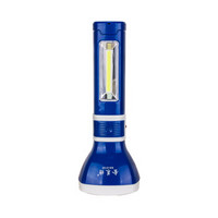 金莱特（KENNEDE）家用多功能节能LED充电式塑料手电筒 户外照明露营灯 KN-2122 蓝色
