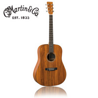 MARTIN 马丁（MARTIN）DX1E-01 电箱款 墨产实木单板 民谣吉他 圆角吉它 哑光 41英寸