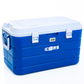 ICERS 艾森斯40L保温箱PU医用冷藏箱车载户外冰箱便携式钓鱼箱配背带