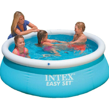 INTEX 28101碟形婴幼儿充气游泳池大儿童水池大家庭加厚游泳池