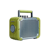 贝德 BD-H0569 广场舞音响便携式户外手提唱K歌音箱充电插卡蓝牙带无线话筒 5英寸（绿色）