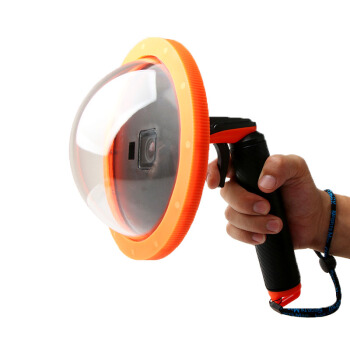 景胜（KYOTSU）GoPro hero6/5/4/3+通用潜水镜头球水面罩 dome port配件 红色