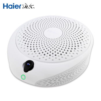 海尔（Haier）车载空气净化器 汽车车载空气净化器蓝牙耳机版CJ19A 自动检测 除甲醛异味雾霾PM2.5