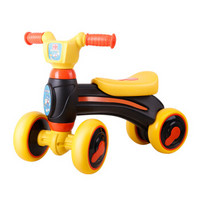巴巴泥（barbne） 儿童三轮车 滑行学步车溜溜扭扭车1-3岁平衡车宝宝婴儿平衡滑步车  黑加红