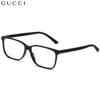 GUCCI 古驰 eyewear 男款光学镜架 板材光学镜架 GG0426OA-005 黑色镜框 58mm
