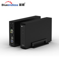 蓝硕 BLUEENDLESS U35NFNAS智能网络私有云存储器移动硬盘 3.5英寸多平台访问