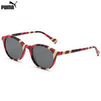 PUMA 彪马 eyewear 儿童款太阳镜墨镜 PJ0034S-001 多彩镜框烟灰色镜片 47mm