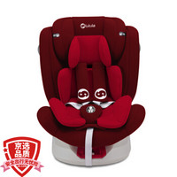 路途乐(Lutule) 汽车儿童安全座椅isofix硬接口 360°旋转 坐躺可调0-12岁宝宝座椅 Air S+ 雅典红