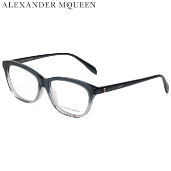 亚历山大·麦昆Alexander McQueen eyewear光学镜架女款 经典方形光学镜架 AM0165OA-004 灰色镜框 55mm