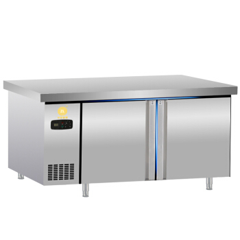 中冷(ZL) 1.5米全冷藏保鲜操作台 商用冰箱 不锈钢工作台水吧台 商用咖啡店设备CF-1500（宽0.6米）