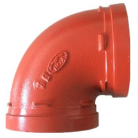 依卡诺 沟槽管件 消防管件 沟槽弯头90度 DN80(外径89) 一个价格 20个起售