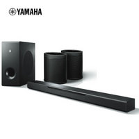 雅马哈（YAMAHA）YAS-408+WX-021 音箱音响 回音壁5.1声道家庭智能音响组合 蓝牙音箱 无线WIFI（黑+黑）