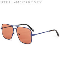 开云眼镜 丝黛拉麦卡妮（Stella mccartney） 男款墨镜 橙色镜片蓝色镜框眼镜 太阳镜 SC0199S-001 59mm