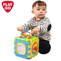 playgo贝乐高六面体拼装玩具幼儿儿童立方多功能六面盒游戏桌婴儿组装玩具宝宝2145