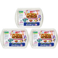 Toyal东洋铝 日本品牌 长方形大托盘2只装*3包 野餐烧烤用甘蔗纸浆环保材料27.5*38.5*4cm