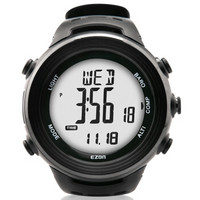 宜准 EZON 电子表登山表海拔指南针多功能手表防水运动表男士手表H011E11