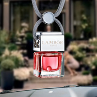 兰博（LAMBOR）汽车香水 汽车挂件车载香水 水立方 幸运香型 红色