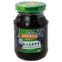 爱果士（ANDROS） 野生蓝莓果肉果酱 150g